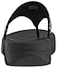 FitFlop Women's Lulu Popstud Flip Flop, Black, 6 M US