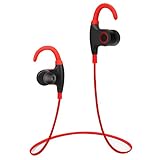 DeBeiTe Bluetooth Headphones V4.1 Wireless Sweatproof Headset Noise Cancelling In-Ear Earbud Sports Running Earphones with Mic for Iphone Samsung and Smart Phones