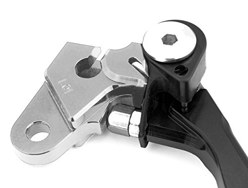 Motorcycle Racing CNC Billet 3 Fingers Length Pivot Brake Clutch Levers Black Fit For Suzuki DRZ 400 S/SM 2000-2011 - Thumbnail 3