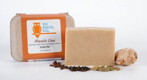 The Orange Owl 100% Vegan Soap Bar - Masala Chai by The Orange Owl