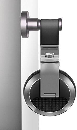 Noxu Metal Headphone Holder|Mounted Universal Hook For Walls| Headset Hanger|1.75 Inch Length| Silver