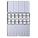MEEDEN Empty Watercolor Tin Palette, Large Travel Metal Paint Box with 24 Pcs Full Pans