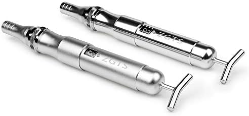 NORLANYA Electric Auto Microneedle DermaPen (ZGTS) Fractional Skin Resurfacing Needle Machine, Rechargeable Polished Silvery