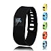 Activity Tracker,Gajozon Fitness Tracker Smart Watch Smart Band Wireless Bluetooth Sleep Monitor Wristband Running Pedometer Exercise for Android 4.3 IOS 7.0 (Black)