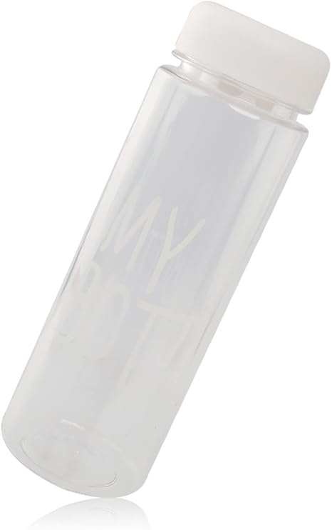 Amazon プラスチック製 水ボトル ジュース 牛乳 カップ 手ボトル 耐熱 再利用可能 運動瓶 液体ボトル 持ち歩き 500ml 全６色選べる ホワイト Homyl 生活雑貨 通販