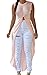 Happy Sailed Women Halter Tank Tops Lace Crochet V Neck Strappy Loose Camisole Vests Shirt (Medium, Color499)