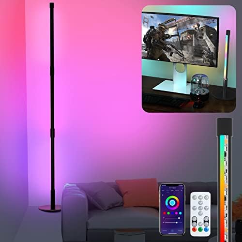 Smart Corner Lamp 16 Million Dimmable RGB Corner Floor Lampe Works with