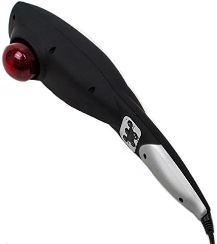 Electric Handheld Massager for Deep Tissue Percussion Massage on Neck, Back and Full Body (Black)