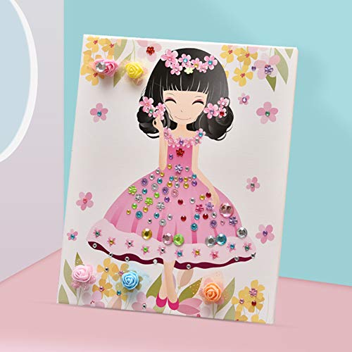 Koogel 540 Psc Rhinestones Sticker, Colorful Self-adhesive Rhinestones Round Crystal Gems Sheet for DIY Crafts Decoration