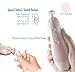 Baby Nail Trimmer 21 in 1, Usage Labeled Case & 13 Extra Replacement Tools, Royal Angels Baby Electric Nail File, Baby Nail Care, Nail Clipper Newborn Toddler Toes & Fingernails Nail Kit (Pink)