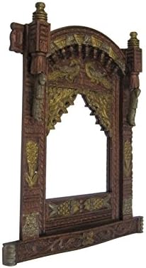 Wooden Jharoka Frame Multi Color Finish - Nautical Decor