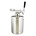 Mini Keg with Mini Keg Regulator and Beer Dispenser, 64 oz – Portable Keg Draft Beer Dispenser, Portable Beer Dispenser
