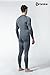 TSLA Men's Compression Pants - Cool Dry Athletic Sports Workout Running Tights Leggings Baselayer, Compression Zero Pants Grey, Large