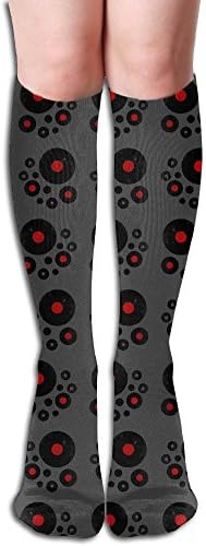 Vinyl Records Retro Music Athletic Running Socks Stockings For Women And Men