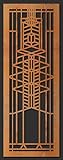 Frank Lloyd Wright Robie Art Glass Window A Wall Element Cherry
