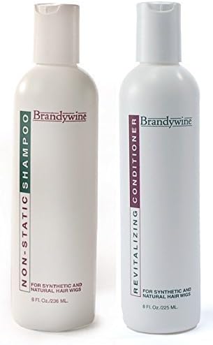 Brandywine Non Static Shampoo & Revitalizing Conditioner 8 Ounce., Value Pack Bundle 2 items