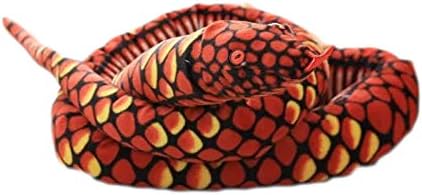 Amazon ぬいぐるみ おもちゃ 誕生日 贈り物 ギフト プレゼント 可愛い 人形 シミュレーションヘビ パイソン 小さい ヘビぼろきれ 大きい 偽 ヘビシミュレーション干支ヘビ赤 ぬいぐるみ おもちゃ