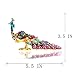 YU FENG Peacock Trinket Box Hinged Ring Holder Small Jewelry Bejeweled Trinket Boxes Figurine Collectible Gift (trinket box)