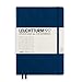 LEUCHTTURM1917 - Notebook Hardcover Medium A5-251 Numbered Pages for Writing and Journaling (Navy, Ruled)