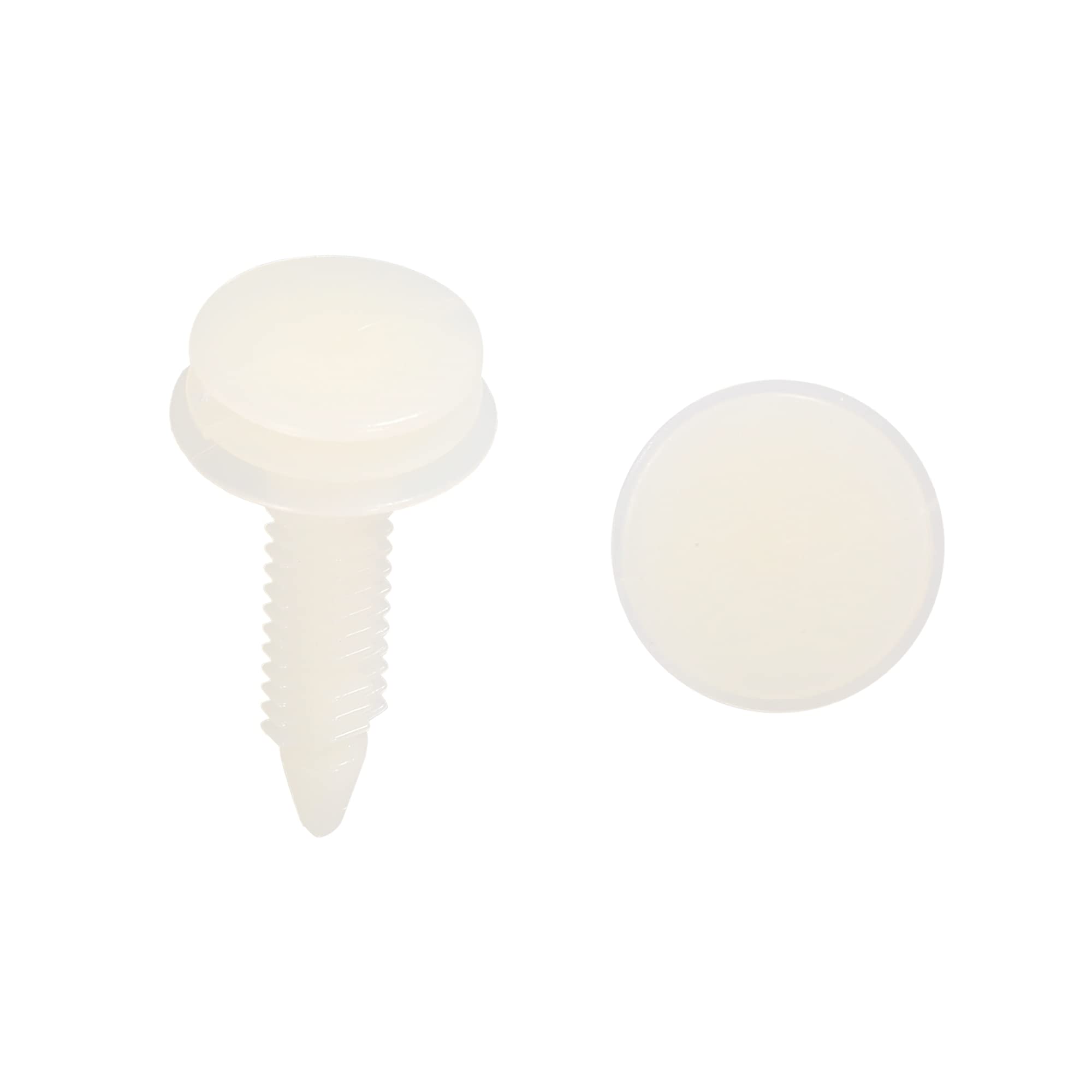 sourcingmap 50pcs 7mm Hole Plastic Rivet Car Door Trim Panel Retainer Clip Beige