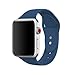 AdMaster Silicone Apple Watch Band and Replacement Sport iwatch Accessories Bands Series 3 2 1 Ocean Blue 42mm S/M