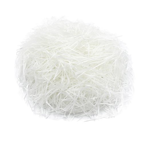 MonkeyJack 20g Shred Paper Raffia Gift Box Filling Material for Wedding Party Gift Wrapping Supplies - White - Thumbnail 4