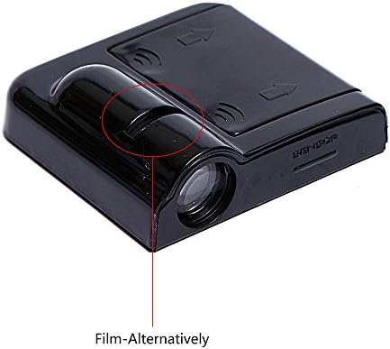 Chouxifu Car Auto led Logo 2 pcs/Set Wireless No Drill Type Led Laser Door Shadow Light Welcome Projector Light Led Car Door Logo Ford Ghost Shadow Emblems (for Superman) - No Drilling Required