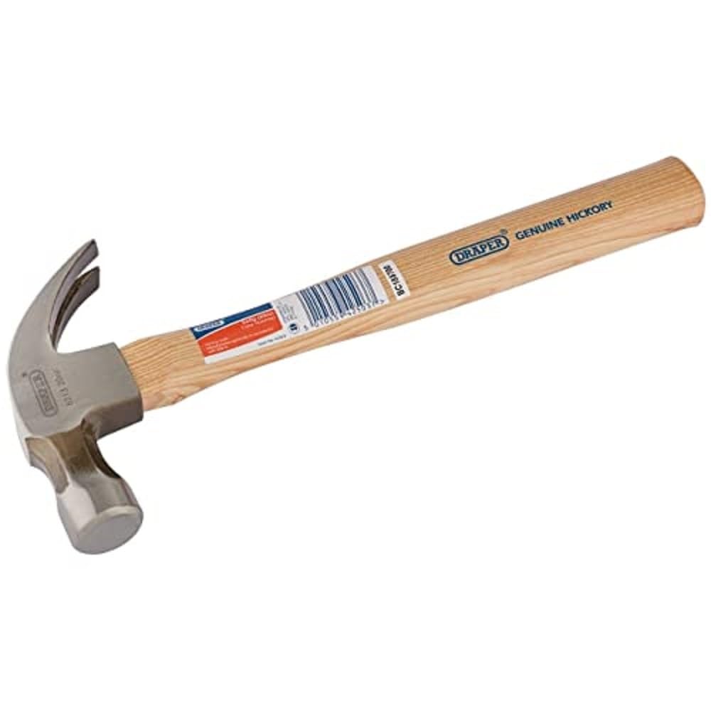 Draper 42503 Hickory Shaft Claw Hammer, 560g
