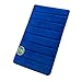 FINDNEW Non-Slip Memory Foam Bath Mat Stripe Style Soft Touch Microfiber Bathroom Rugs with Non-Skid Bottom,Absorbent&Comfortable,Quickly Drying (Royal Blue, 20