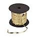 MagiDeal 100Yards Sequin Trim Ribbon String Gold