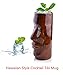 Easter Island Tiki Mug, Hawaiian Ceramic Mugs Drinkware, Cute Cocktail Glasses, Tiki Bar 15oz / 450ml, TK09