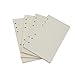 A6 Looseleaf Binder Paper Refills Set from Chris.W, 80 Sheets, Dot Grid/Square Grid/Ruled/Blank Mixed (6.73x3.7 Inch)