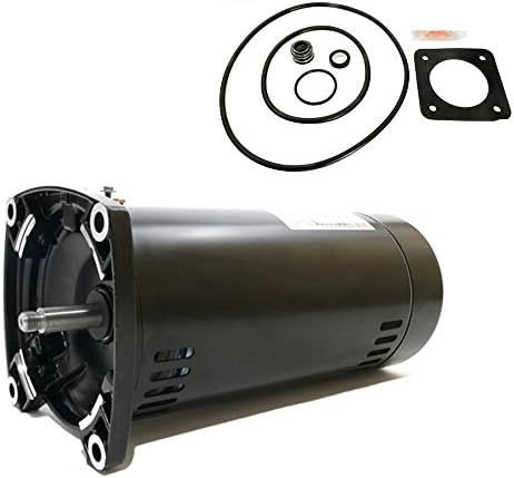 Sta-Rite Max-E-Glas .75HP PE5D-181L Replacement Motor Kit AO Smith SQ1072 w/ GO-KIT-6Frame, Capacitor Start, ODP Enclosure, Square Flange Pool Motor