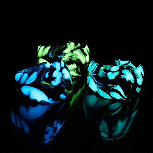 bestheart Rings,Luminous Dragon Ring,Men\'s Domineering Magic Ring (#03, 9)