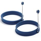 Norpro Silicone Round Pancake/Egg Rings, 2 Pieces