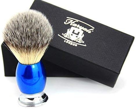 Haryali London, Mens Shaving Brush, Silver Tip Badger Hair Shaving Brush for Men Wet Shaving Cream Brush - Image 5
