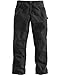 Carhartt Men's Washed Duck Work Dungaree Pant, Black, 32W X 32L