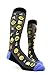 Foot Traffic, Men's Wacky Novelty Socks, Emoji (Shoe Sizes 7-12)