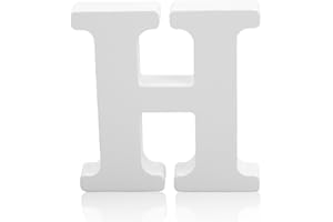 Decorative Wood Letters, GLADFRESIT 26 Standing Letters Alphabet Letters for Children Baby Name Wedding Birthday Party Home Wall Decoration 4"