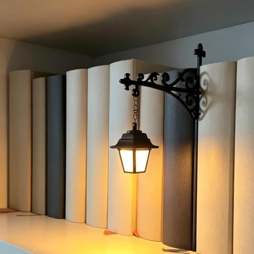 Generic Luzes de prateleira de leitura impressas em 3D, brilho quente e fácil de colocar, luz de prateleira em miniatura, design de fantasia e versátil para amantes de livros