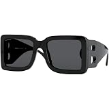 Amazon.com: Burberry BE 4291 3007/H - Gafas de sol rectangulares de  plástico blanco con logotipo Burberry plateado, Blanco, 38-13-140 : Ropa,  Zapatos y Joyería