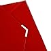 Velvet Envelope Clutch Large Evening Bag Women Bag Metal-Trim Shoulder Bag,Wedding Clutch Bag Purse (Red)