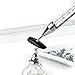 NMKL38 Dual Ended Wax Nail Rhinestones Picker Pencil Nail Art Design Dotting Pen Crystal Diamond Acrylic Handle Manicure Gem Pick Up Applicator Tool with Storage Case (Clear)