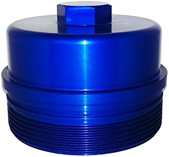 Billet Aluminum Blue Fuel Filter Cap For 2008-2010 Ford 6.4L Powerstroke Diesel