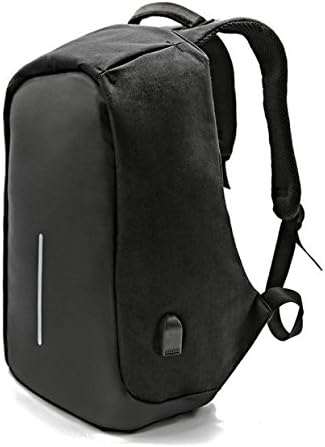 Business Laptop Backpack Large Capacity Multi-function School Daypack with USB Charging Port (black)