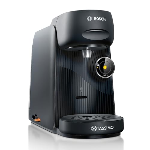 Bosch Tassimo finesse friendly Kapselmaschine TAS162E, 70 Getränke, intensiverer Kaffee auf Kopfdruck, Abschaltautomatik, nachhaltig, perfekt dosiert, 1400 W, s