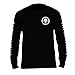 Divided We Fall Military Sniper Skull Long Sleeve T-Shirt Large Black