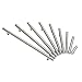 Gobrico Satin Nickel Cabinet Pulls 6-3/10 Hole Centers Brushed Nickel Cabinet Hardware Euro T Bar Stainless Steel Drawer Pulls Dresser Knobs-5 Pack