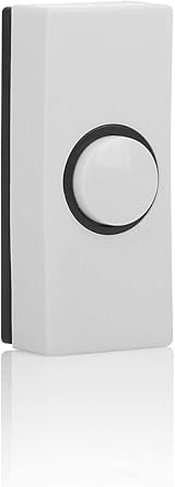 Byron 7910 Wired Bell Push White 2 Wire Doorbell Button view 6