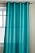 Stylemaster Tribeca 56 by 63-Inch Faux Silk Grommet Panel, Turquoise